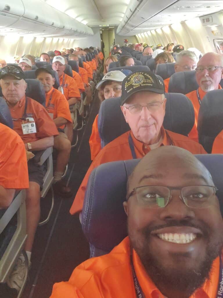 Former military combat cameraman capturing commercial video content for a client.